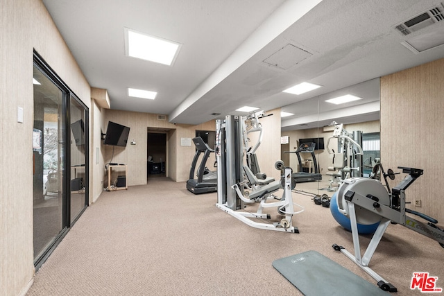 view of workout area