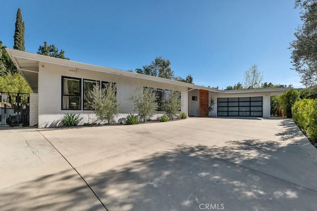 ranch-style house with a garage