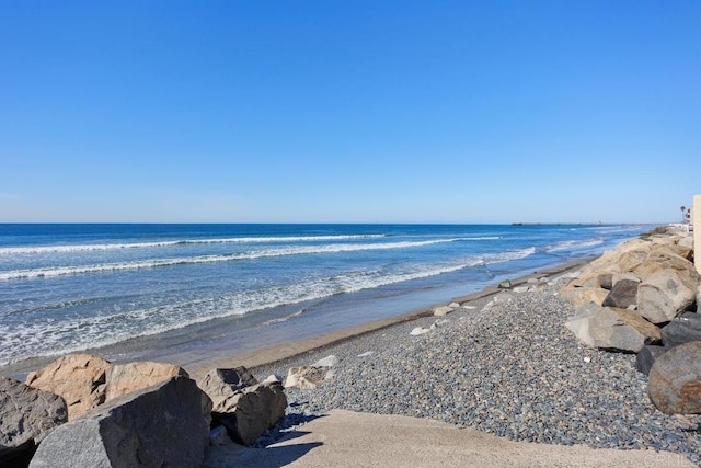 water view with a beach view