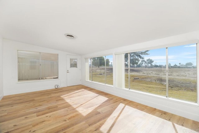 26405 Cherry Hills Blvd, Menifee, CA 92586 - unfurnished sunroom featuring vaulted ceiling