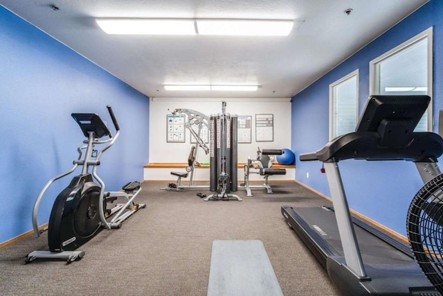 view of exercise room