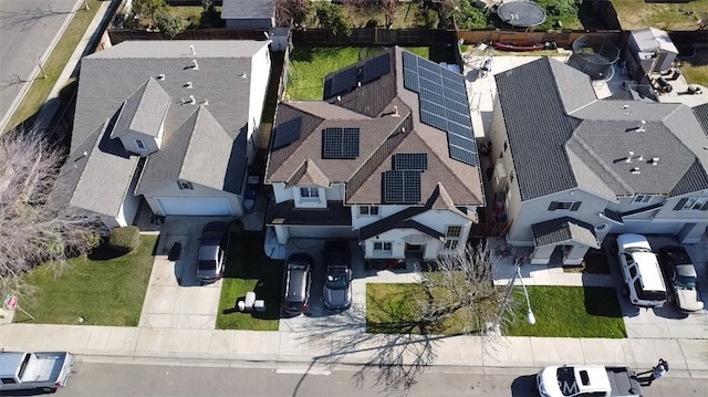 drone / aerial view featuring a residential view