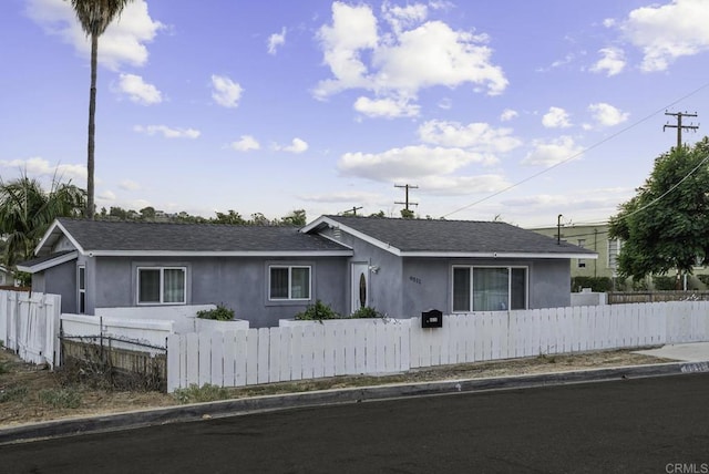 view of ranch-style home