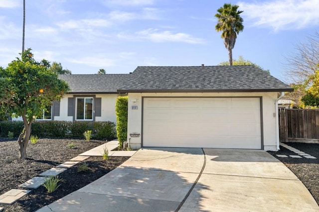 view of ranch-style home