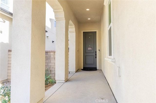 view of entrance to property