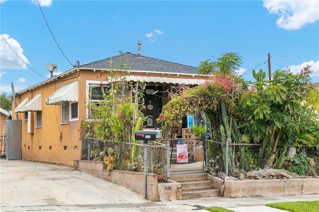 view of front of home