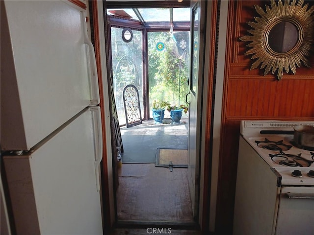 view of doorway to outside