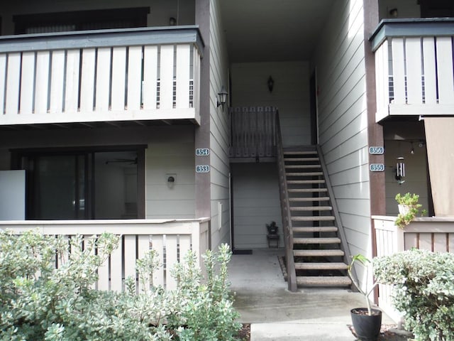 view of staircase