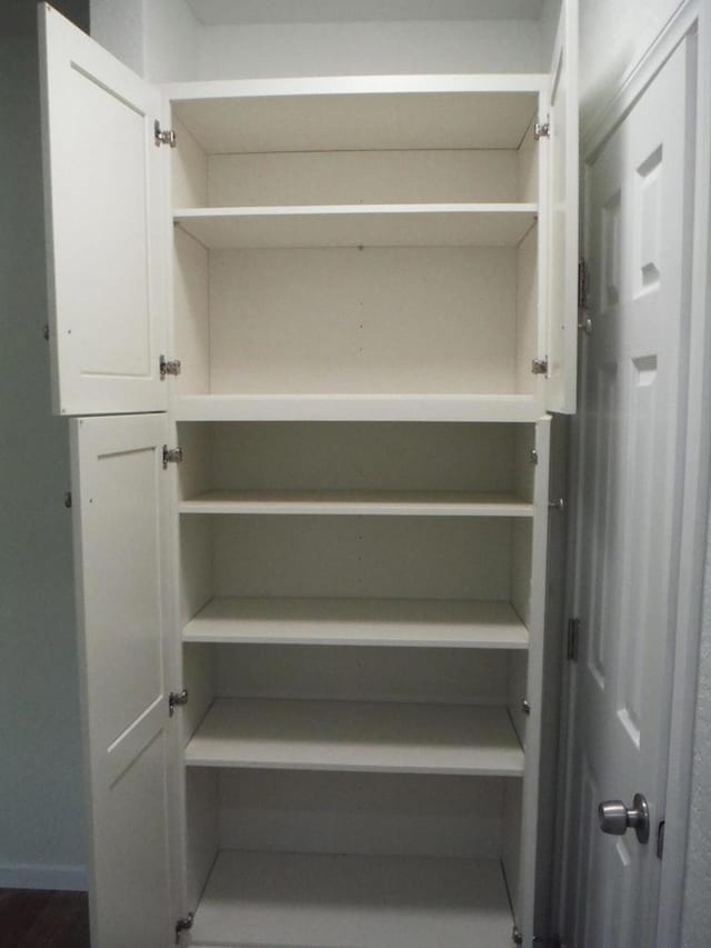 view of closet