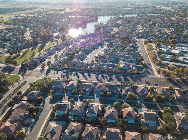 30272 Tattersail Way, Menifee, CA 92584 - aerial overview of property's location with nearby suburban area and a large body of water