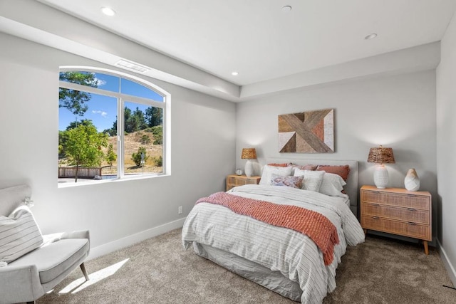 bedroom featuring carpet floors