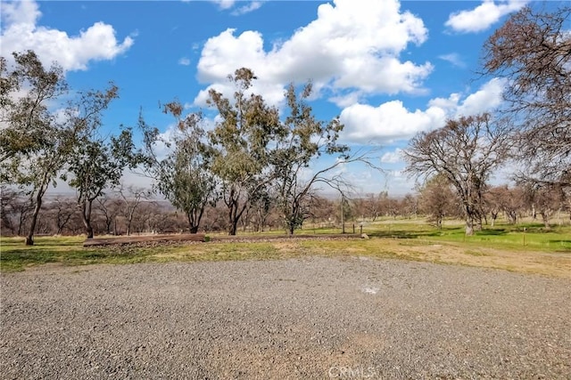 view of yard featuring a rural view