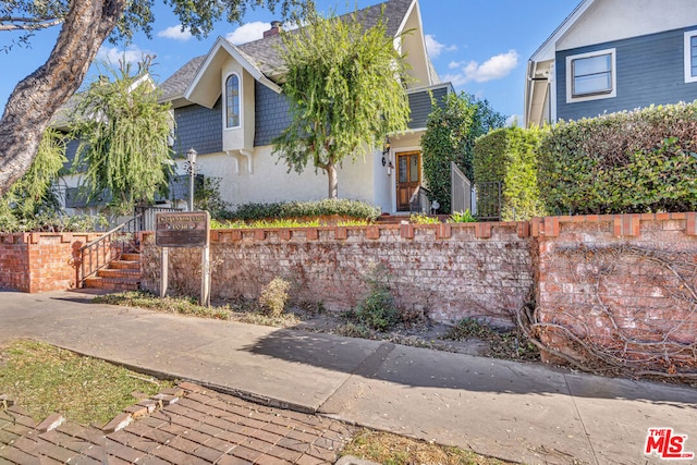 view of front of home