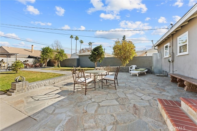 view of patio