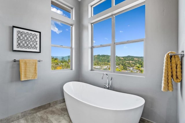 bathroom with a bathtub