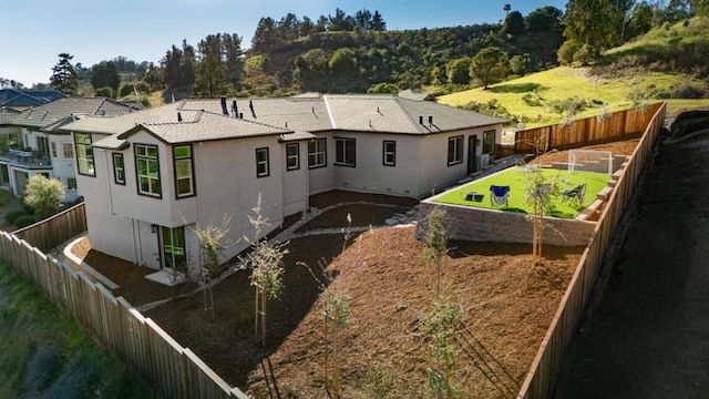 view of rear view of property