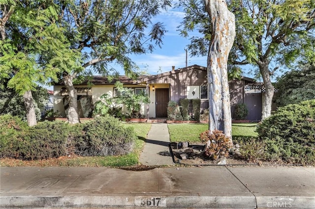 view of ranch-style home