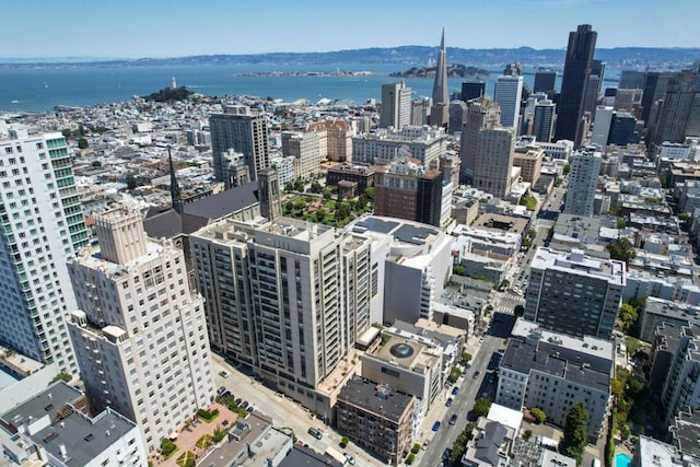 view of city featuring a water view