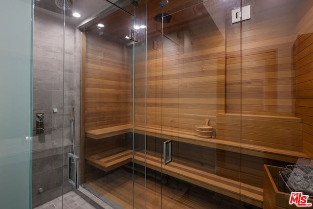 view of sauna / steam room