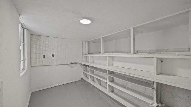 view of storage room