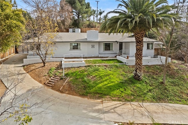 view of ranch-style home