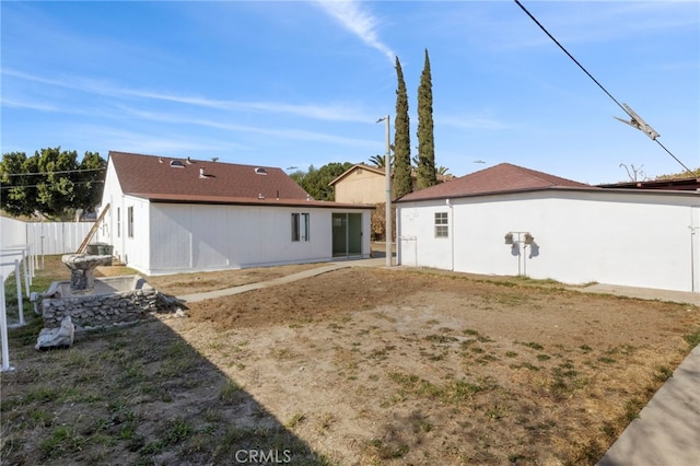 view of back of property