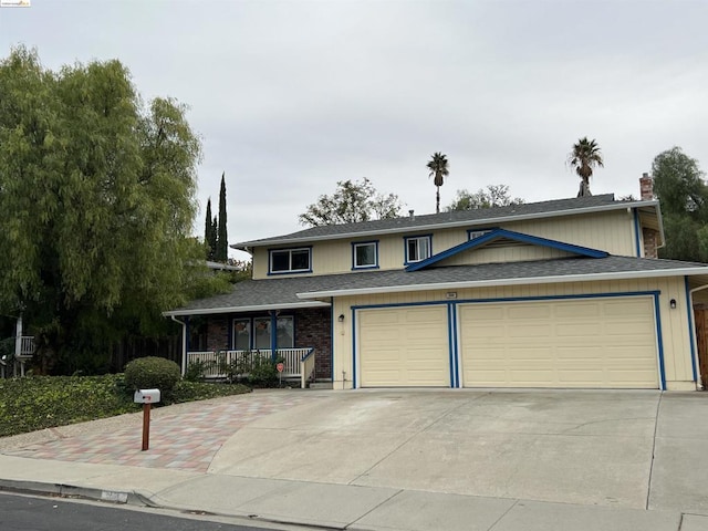 front facade featuring a porch