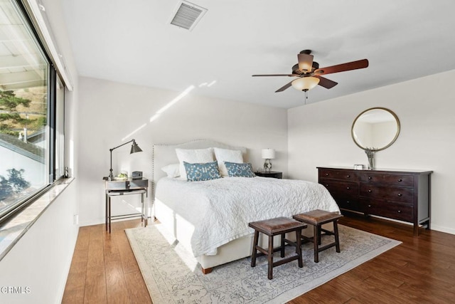 bedroom featuring hardwood / wood-style floors