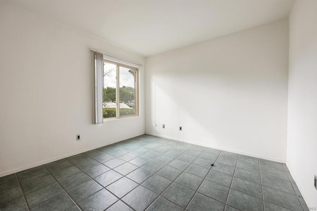 view of tiled empty room