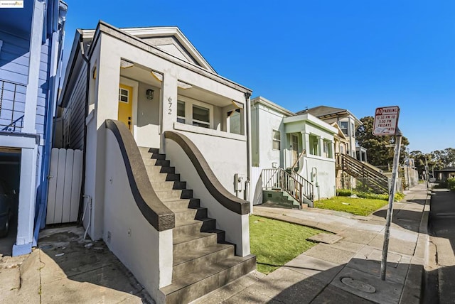 view of front of home