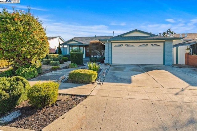 ranch-style house with a garage