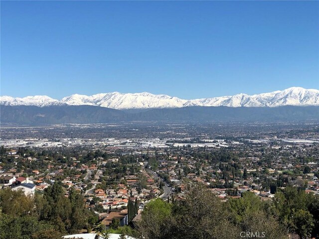 view of mountain feature