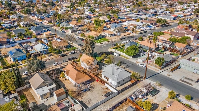 drone / aerial view featuring a residential view