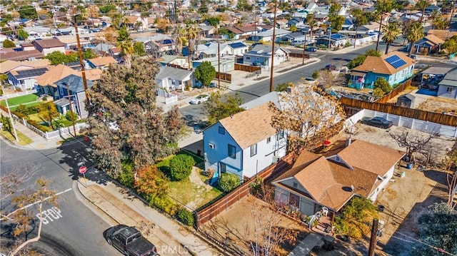 bird's eye view featuring a residential view