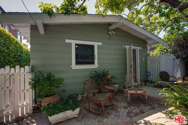 back of house featuring a patio