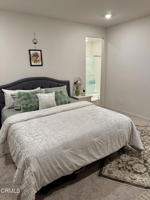 bedroom featuring carpet floors