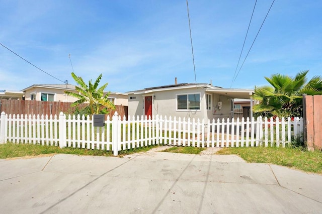 view of ranch-style house