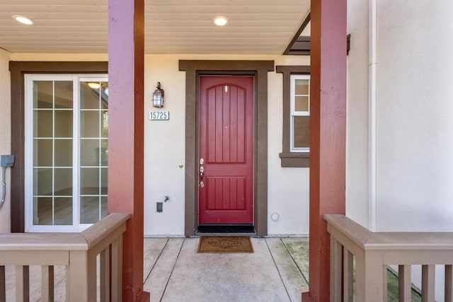 view of property entrance