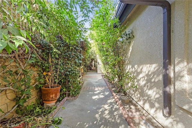 view of home's exterior featuring a patio and stucco siding