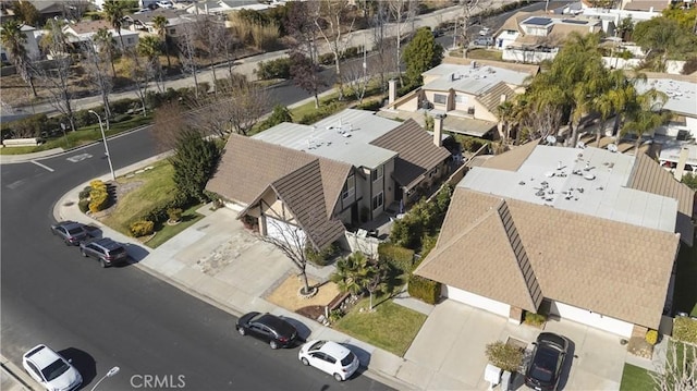 bird's eye view featuring a residential view