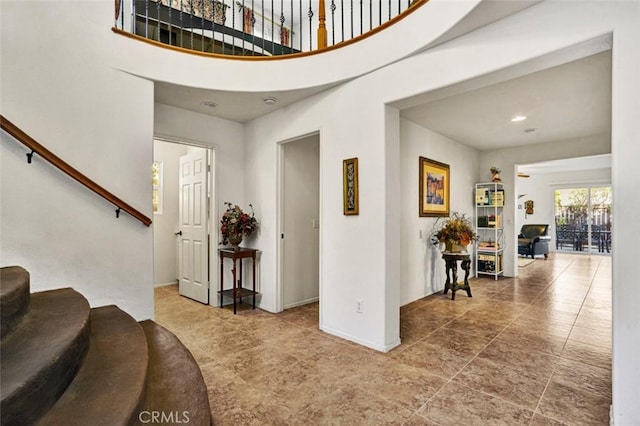 view of entrance foyer