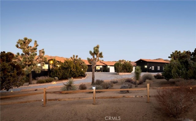 view of pueblo-style home