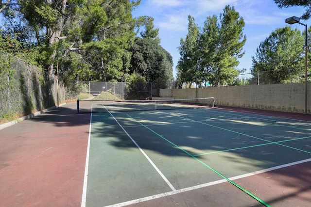 view of sport court