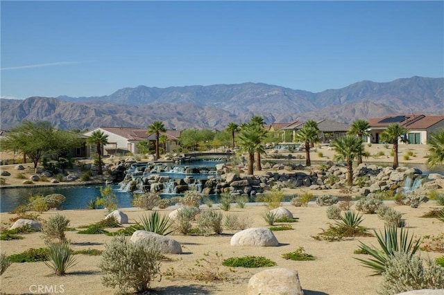 48 Vintage, Rancho Mirage, CA 92270 - view of mountain backdrop featuring a nearby body of water