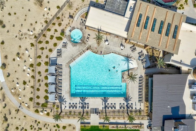 48 Vintage, Rancho Mirage, CA 92270 - aerial view of a pool
