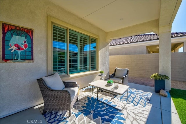 48 Vintage, Rancho Mirage, CA 92270 - view of patio featuring fence