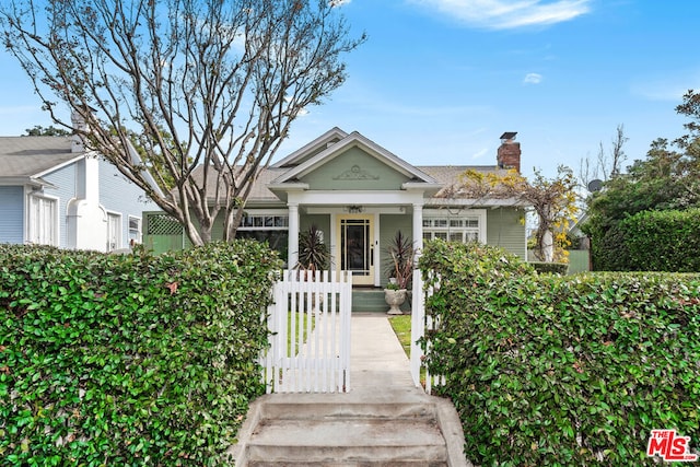 view of bungalow-style house