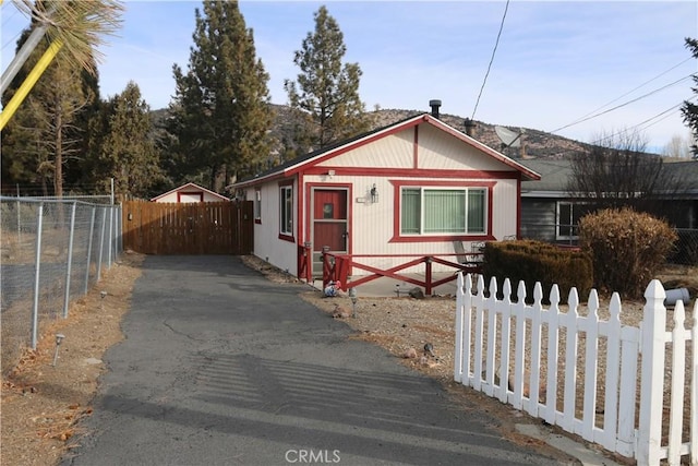 view of bungalow