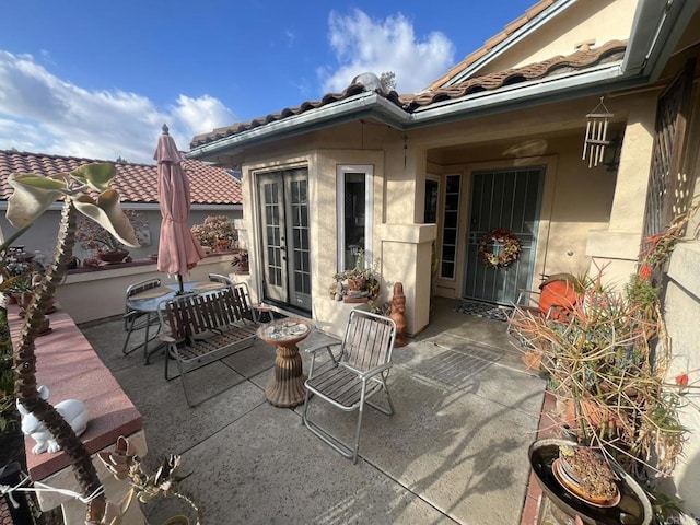 view of patio