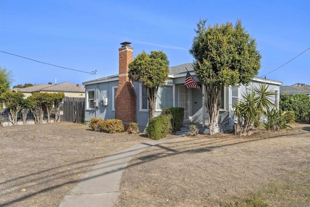 view of front of home